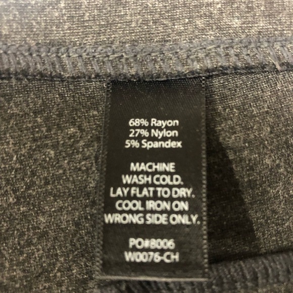 BETABRAND Straight Leg Pants Size Medium Petite Gray Women's - Picture 4 of 7